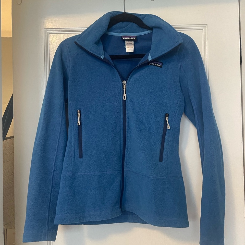 Patagonia blue women’s zip-up